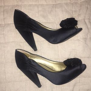 Seychelles satin pumps